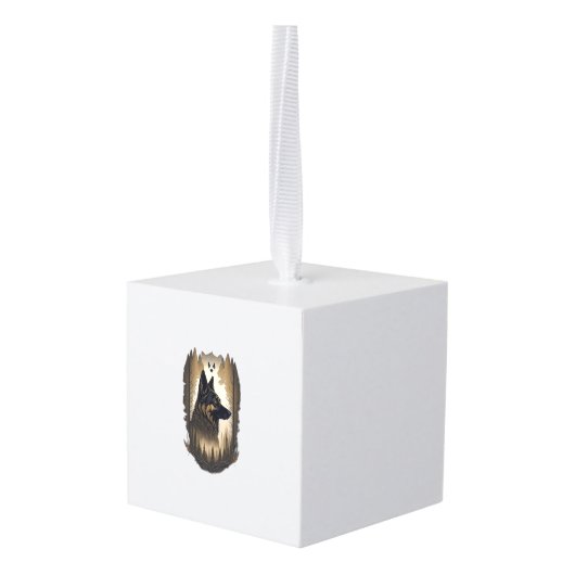 De Duitse Herdershond 008  Decoratie (Achter hoekig)