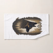 De Duitse Herdershond 008  Handdoek (Handdoek)