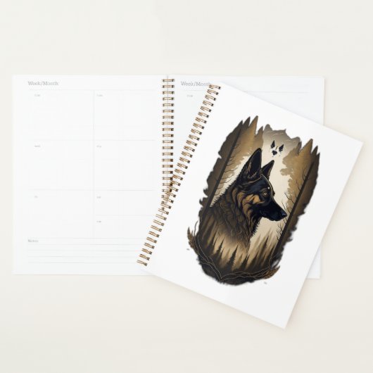 De Duitse Herdershond 008 Planner (Display)