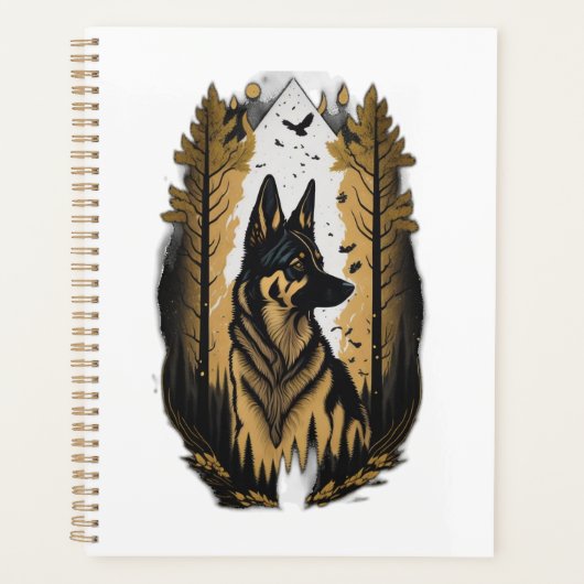 De Duitse Herdershond 009  Planner (Voorkant)