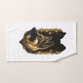 De Duitse Herdershond 011  Handdoek (Handdoek)