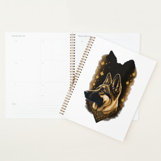 De Duitse Herdershond 011  Planner (Display)