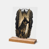 De Duitse Herdershond 013 Acryl Bord (Hoek)