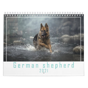 De Duitse herdershond 2021 kalender. Kalender