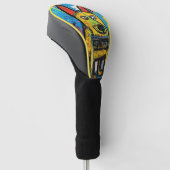De Duitse herdershond Graffiti 01 - Leonardo Abb Golfheadcover (Schuin)