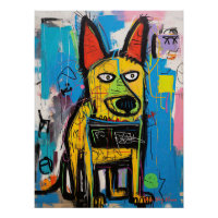 De Duitse herdershond Graffiti 01 - Leonardo Abb