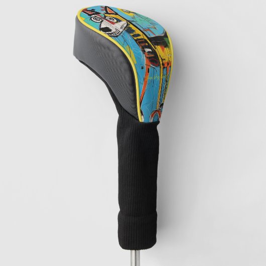 De Duitse herdershond Graffiti 03 - Leonardo Abb Golfheadcover (Schuin)