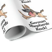 De Duitse herds Rock! Cadeaupapier (Rol Hoek)