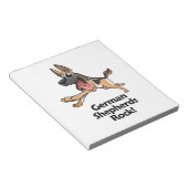 De Duitse herds Rock! Notitieblok (Schuin)