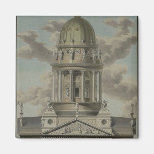 De Duitse kathedraal op de Gendarmenmarkt, 1812 Magneet