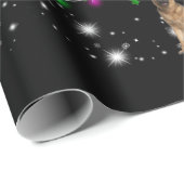 De Duitse kerstboom, bedekt door vlieglicht Cadeaupapier (Rol Hoek)