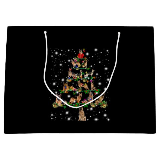 De Duitse kerstboom, bedekt door vlieglicht Groot Cadeauzakje (Voorkant)