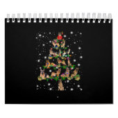 De Duitse kerstboom, bedekt door vlieglicht Kalender (Hoes)