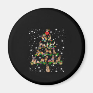 De Duitse kerstboom, bedekt door vlieglicht Magneet