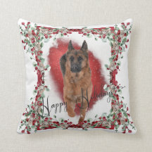 De Duitse kerstfoto van Shepherd in de sneeuw