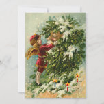 De Duitse Kerstkaart van de Fee van de Kerstman<br><div class="desc">Vintage vlakke Kerstkaarten voor zaken of persoonlijk. De oude die Afbeeldingen van de modeVakantie veel liefs voor de beste drukkwaliteit worden hersteld. De Victoriaans Kerstkaarten zijn speciaal en uniek. Voeg gemakkelijk uw eigen groet toe om te personaliseren.</div>