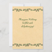 De Duitse Kerstkaart van de Fee van de Kerstman (Achterkant)