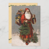 De Duitse Kerstkaart van de Kerstman (Voorkant / Achterkant)