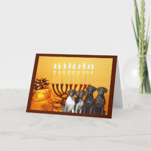 De Duitse Kortharige Kaart Menorah2 van de