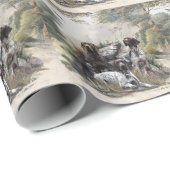 De Duitse kortharige pointer of Deutsch Kurzhaar Cadeaupapier (Rol Hoek)