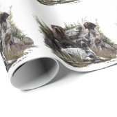 De Duitse kortharige pointer of Deutsch Kurzhaar Cadeaupapier (Rol Hoek)