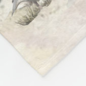 De Duitse kortharige pointer of Deutsch Kurzhaar Fleece Deken (Hoek)