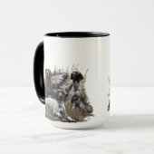 De Duitse kortharige pointer of Deutsch Kurzhaar Mok (Voorkant links)