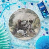 De Duitse kortharige pointer of Deutsch Kurzhaar Papieren Bordje (Feest)