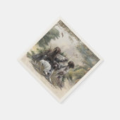 De Duitse kortharige pointer of Deutsch Kurzhaar Servet (Hoek)