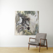 De Duitse kortharige pointer of Deutsch Kurzhaar Wandkleed (In Situ (horizontaal))