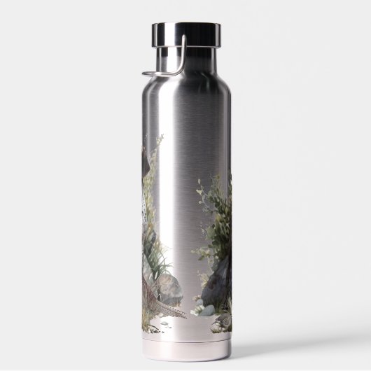 De Duitse kortharige pointer of Deutsch Kurzhaar Waterfles (Rechts)