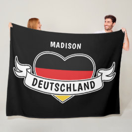 De Duitse liefdesnaam fleece dekens