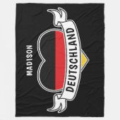 De Duitse liefdesnaam fleece dekens (Voorkant)