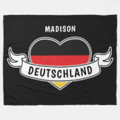 De Duitse liefdesnaam fleece dekens (Voorkant (Horizontaal))