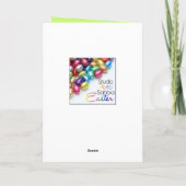 De Duitse paashaas van het geblazen gebit Feestdagen Kaart (Achterkant)