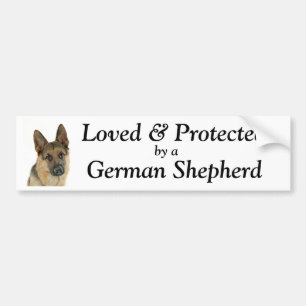 De Duitse Schaapherder Lover's Delight Bumpersticker
