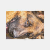 De Duitse Shepherd Blanket - de Duitse herder! Fleece Deken (Voorkant (Horizontaal))