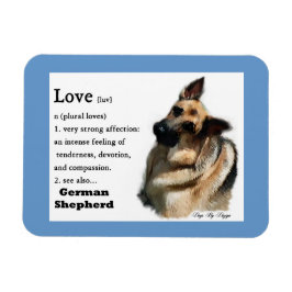 De duitse Shepherd Love is Magneet