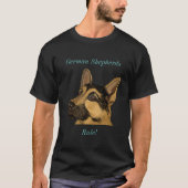 De Duitse Shepherd-regel! T-shirt (Voorkant)