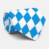 de Duitse staat beieren - het patroon van de vlagk Stropdas (Opgerold)