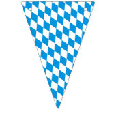 de Duitse staat beieren - het patroon van de vlagk Vlaggetjes (Eerste vlag)