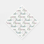 De Duitse taal Happy Paaster Frohe Ostern Napkins Servet (Hoek)