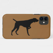 De Duitse telefoonzaak Shorthaired Pointer Case-Mate iPhone Case (Achterkant (horizontaal))