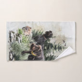 De Duitse Wirehaired Pointers, Art Bad Handdoek (Handdoek)