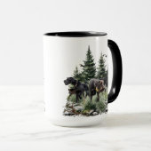 De Duitse Wirehaired Pointers, Art Mok (Voorkant rechts)