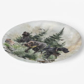 De Duitse Wirehaired Pointers, Art Papieren Bordje (Gekanteld)