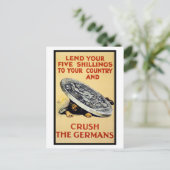 De Duitsers overhalen Briefkaart (Staand voorkant)