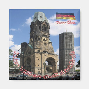 DE - Duitsland Berlijnse denkkerk Kaiser Wilhelm Magneet