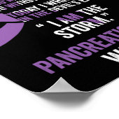 De duivel - alvleesklier kankerbewustzijn steun ri poster (Hoek)