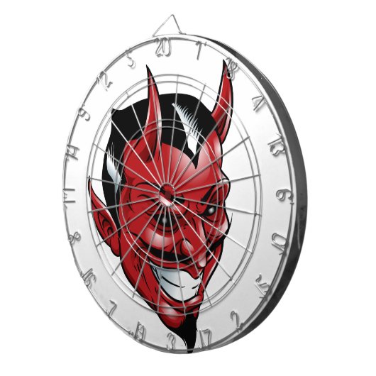 De duivel dartbord (Voorkant Rechts)